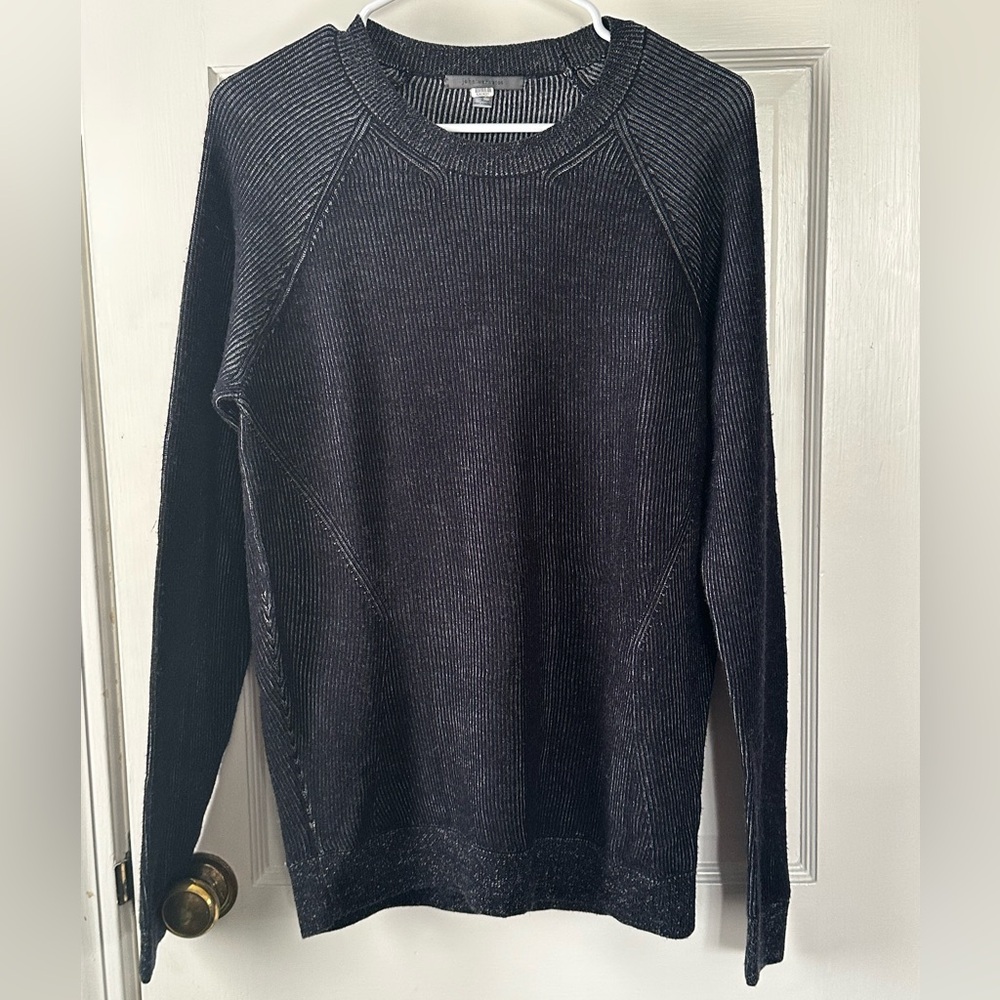 John Varvatos Wool-blend Ribbed Sweater